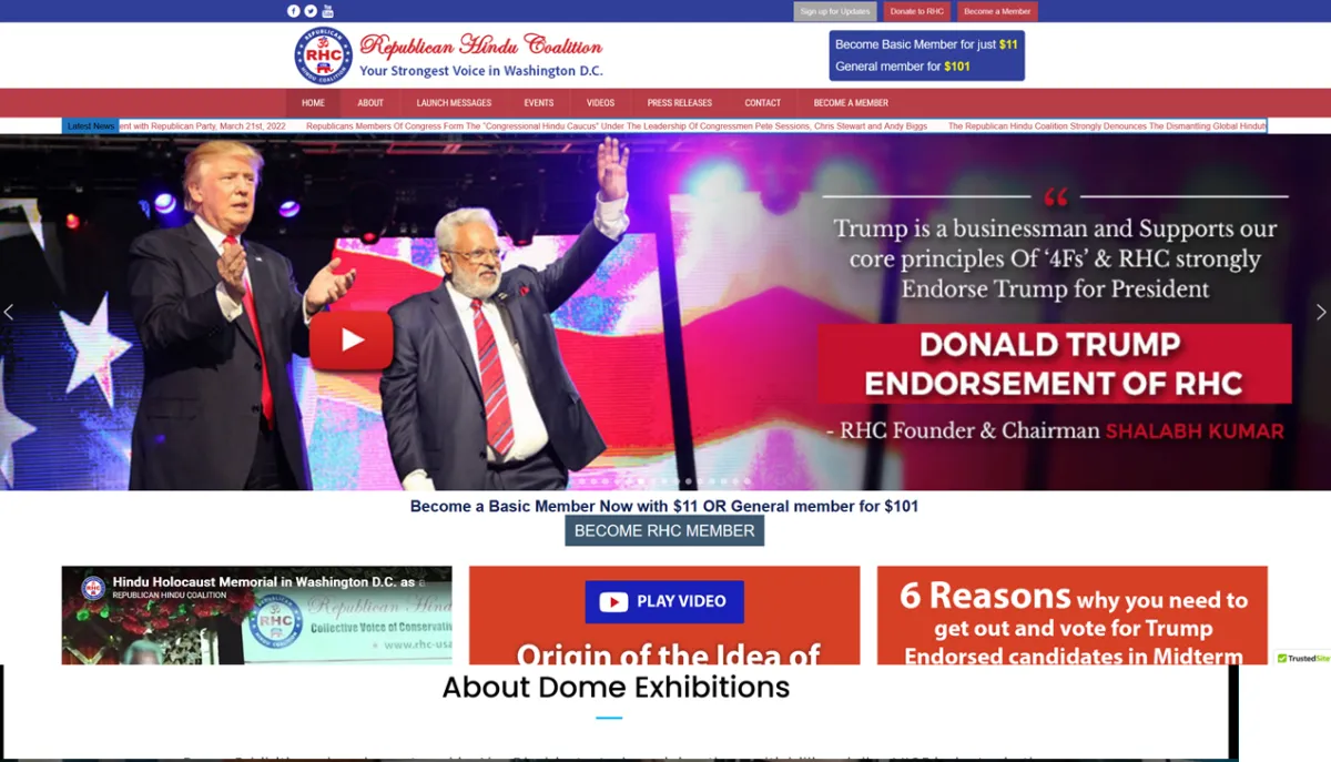 Republic Hindu Coalition Website