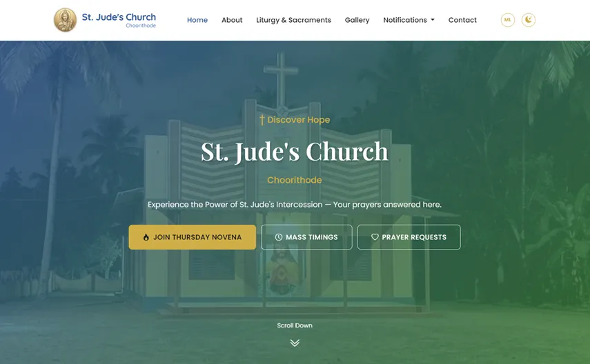 St. Jude's Church - Official Parish Website